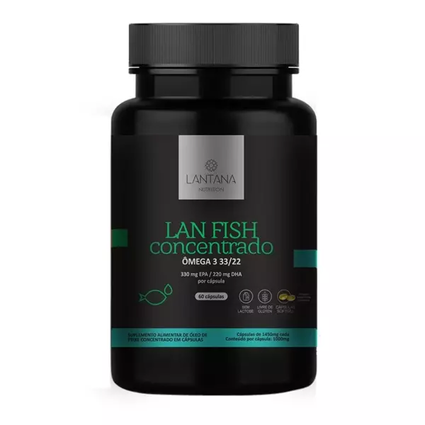 Imagem de LAN FISH CONCENTRADO 33/22 60 CAPS LANTANA NUTRITI