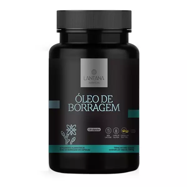 Imagem de OLEO DE BORRAGEM 500MG 120 CAPS LANTANA NUTRITION