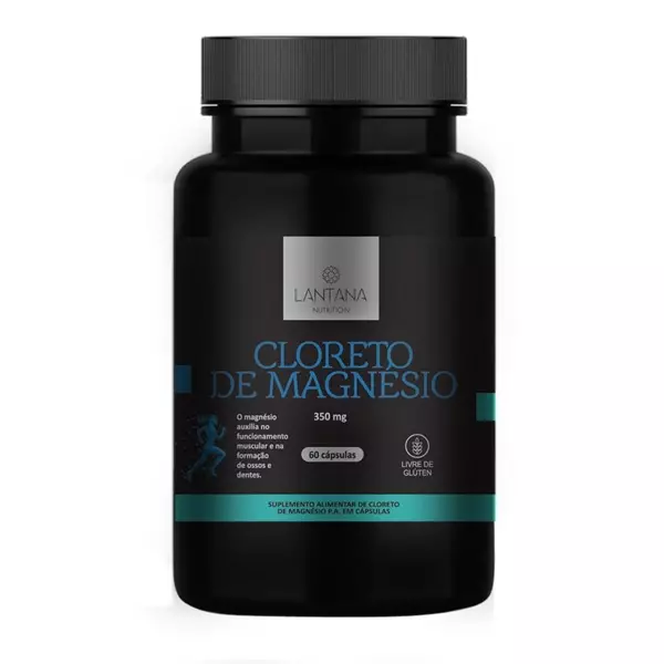 Imagem de CLORETO DE MAGNESIO 350MG 60 CAPS LANTANA NUTRITON