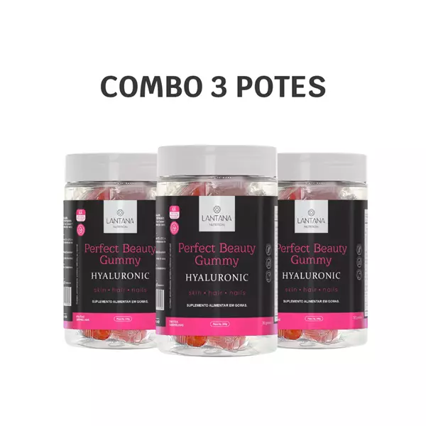 Imagem de Combo 03 Perfect Beauty Gummy Hyaluronic