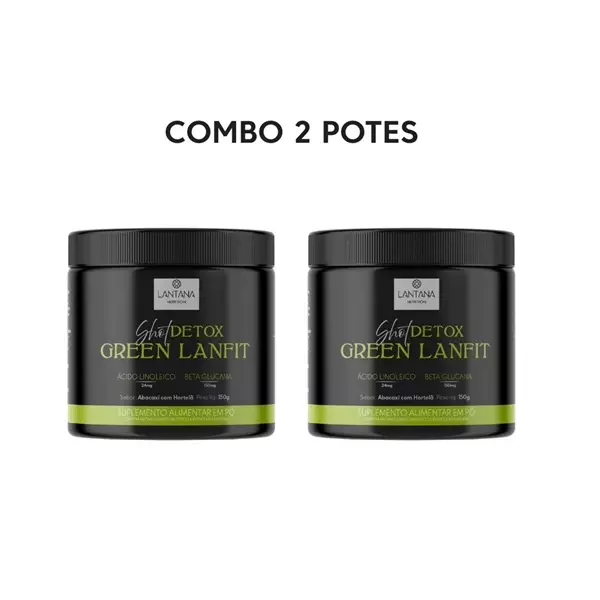 Imagem de Shot Detox Green Lanfit - Combo 2 Potes