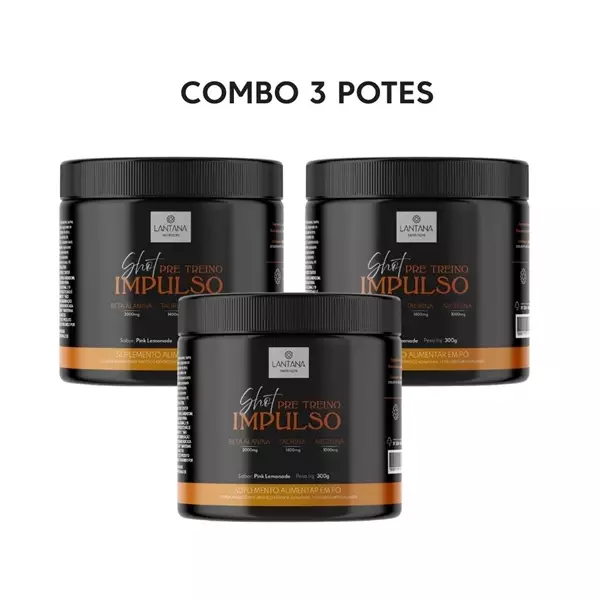 Imagem de Shot Pré Treino Impulso - Combo 3 Potes