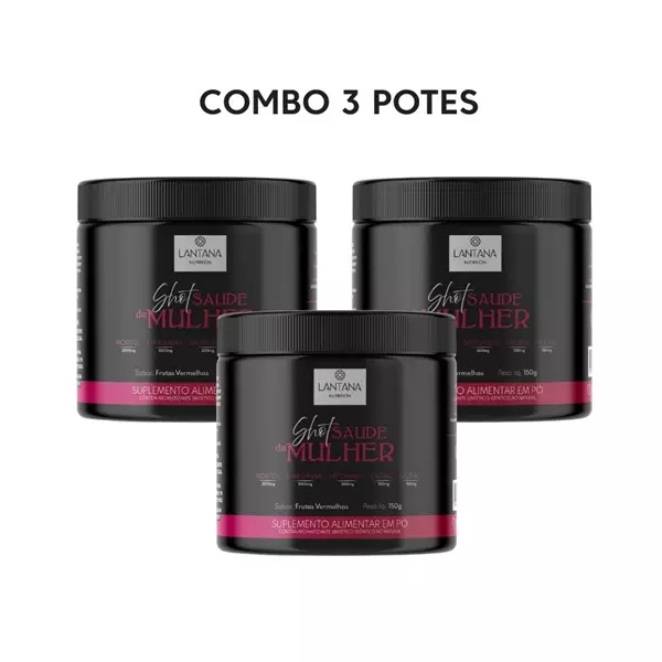 Imagem de Shot Saúde da Mulher - Combo 3 Potes