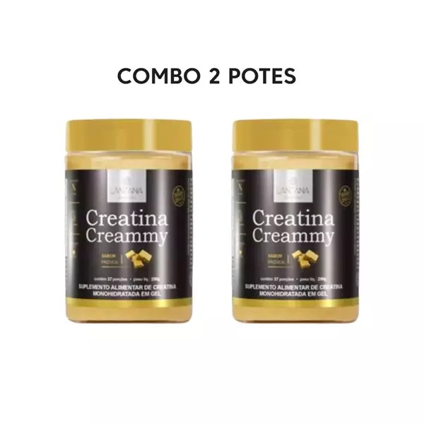 Imagem de Creatina Creammy  Sabor Paçoca - 2 Potes