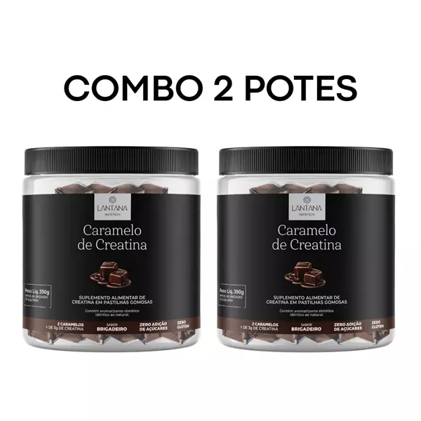 Imagem de Caramelo de Creatina (brigadeiro) 2 potes