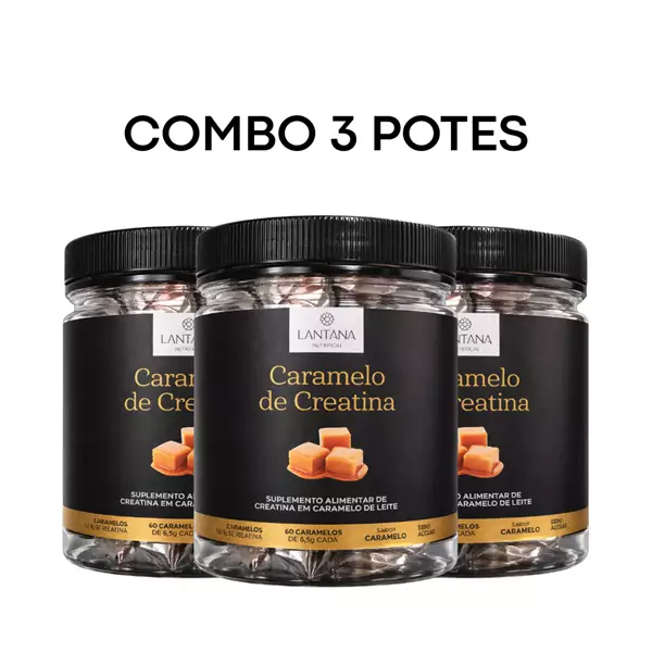 Imagem de Caramelo de Creatina (sabor caramelo) 3 Potes