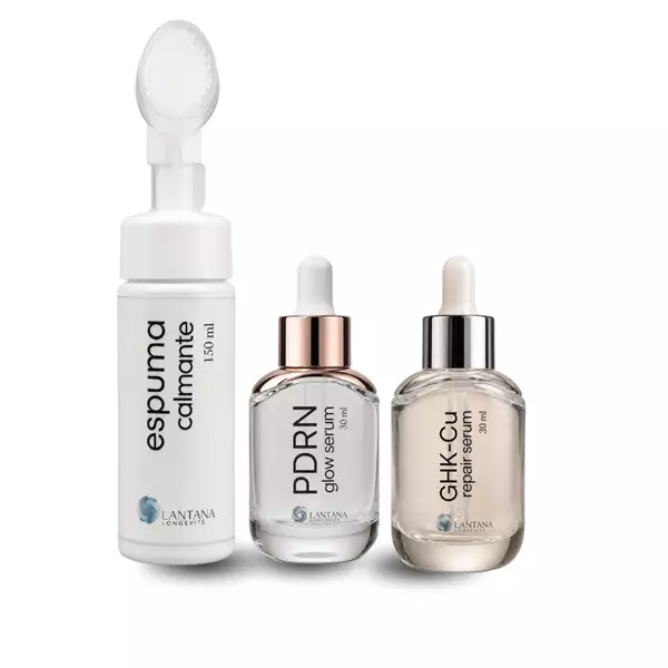 Imagem de Kit Longevité (Espuma calmante, GHK-CU Repair Sérum  e PDRN Glow sérum)